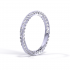 Обручальное кольцо женское с гранями и бриллиантами (код 24035)