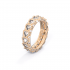 Обручальное кольцо женское с бриллиантами сердце (код 24049)