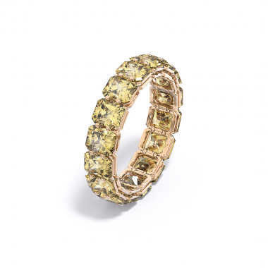 Обручальное кольцо женское с бриллиантовой дорожкой огранки ашер (код 24062-2)